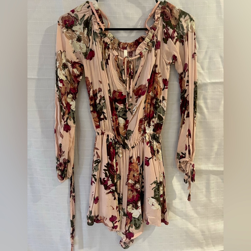 Flowered Romper